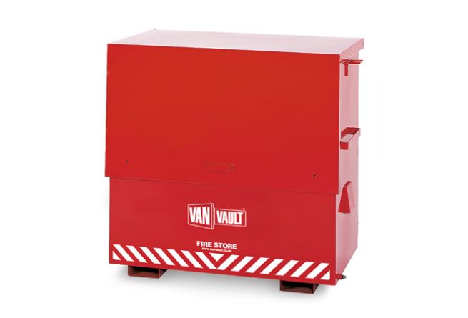 Van Vault Fire Store Site Box